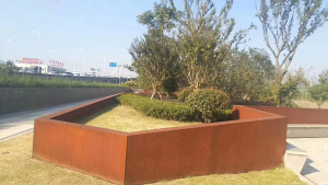 点军耐候钢挡土墙